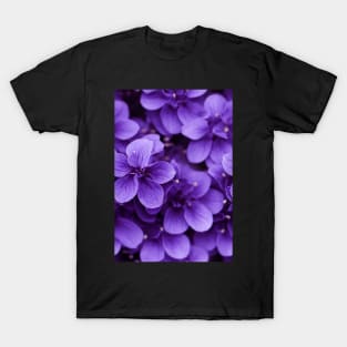 Beautiful Violet Flowers, for all those who love nature #124 T-Shirt